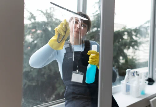 Nettoyage de vitres intérieures et extérieures à Brunehamel